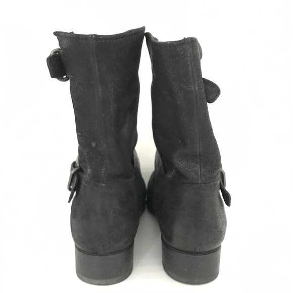 Prada Black Calzature Donna Moto Boots Black - Picture 4 of 8